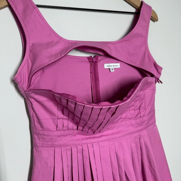 Heather Lehmann nursing dress fit and flare breastfeeding friendly zipper top 4 - Picture 7 of 11